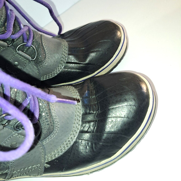 Sorel Tofino II Winter Boots WOMENS SIZE 9 gray waterproof vegan faux fur comfy - Picture 6 of 9